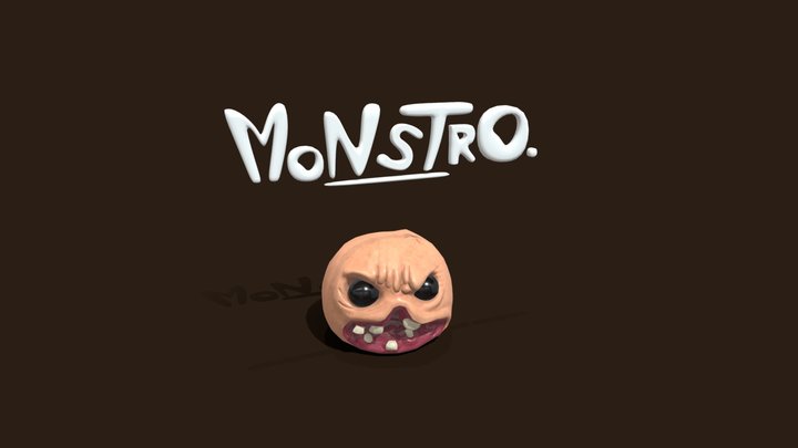 Monstro FanArt 3D Model