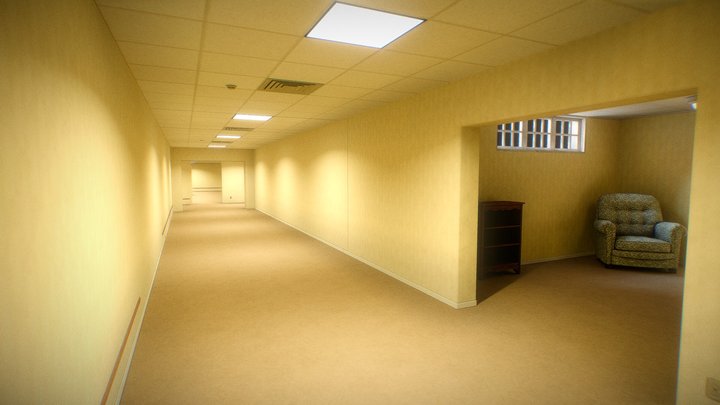 Backrooms VR 3D Model