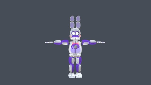 Ghost Bonnie 3D Model
