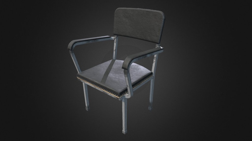 Metal frame chair - 3D model by neverfollow81 [1a5ccbf] - Sketchfab