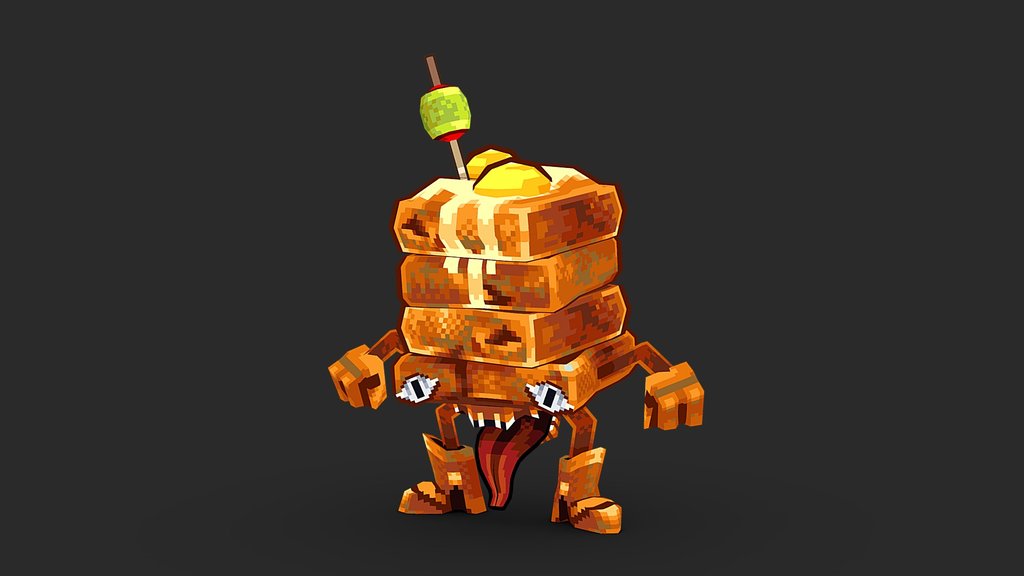 Bread monster model