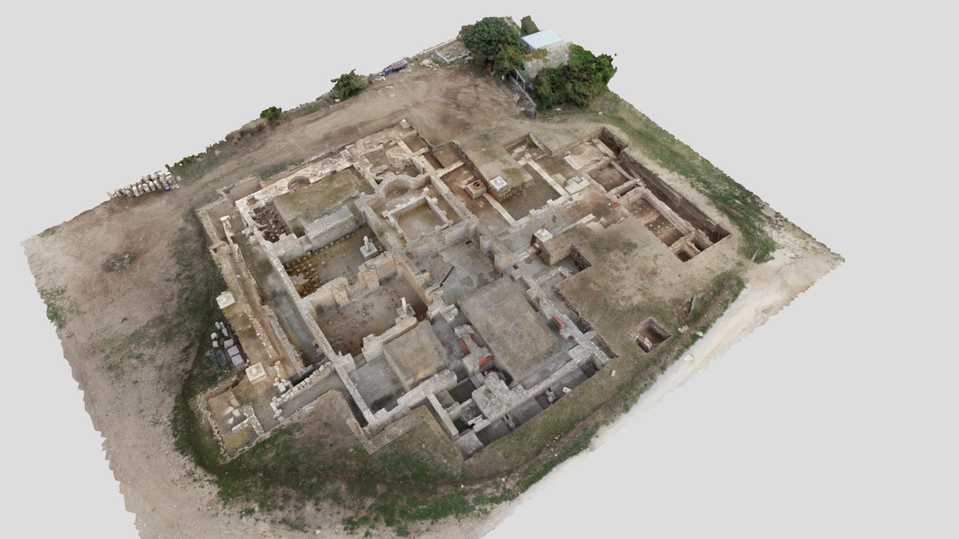 Roma Hamam - 3D model by tilbesasmaz [1a5fa9e] - Sketchfab