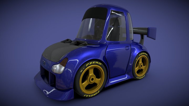 Chibicars 3D models - Sketchfab