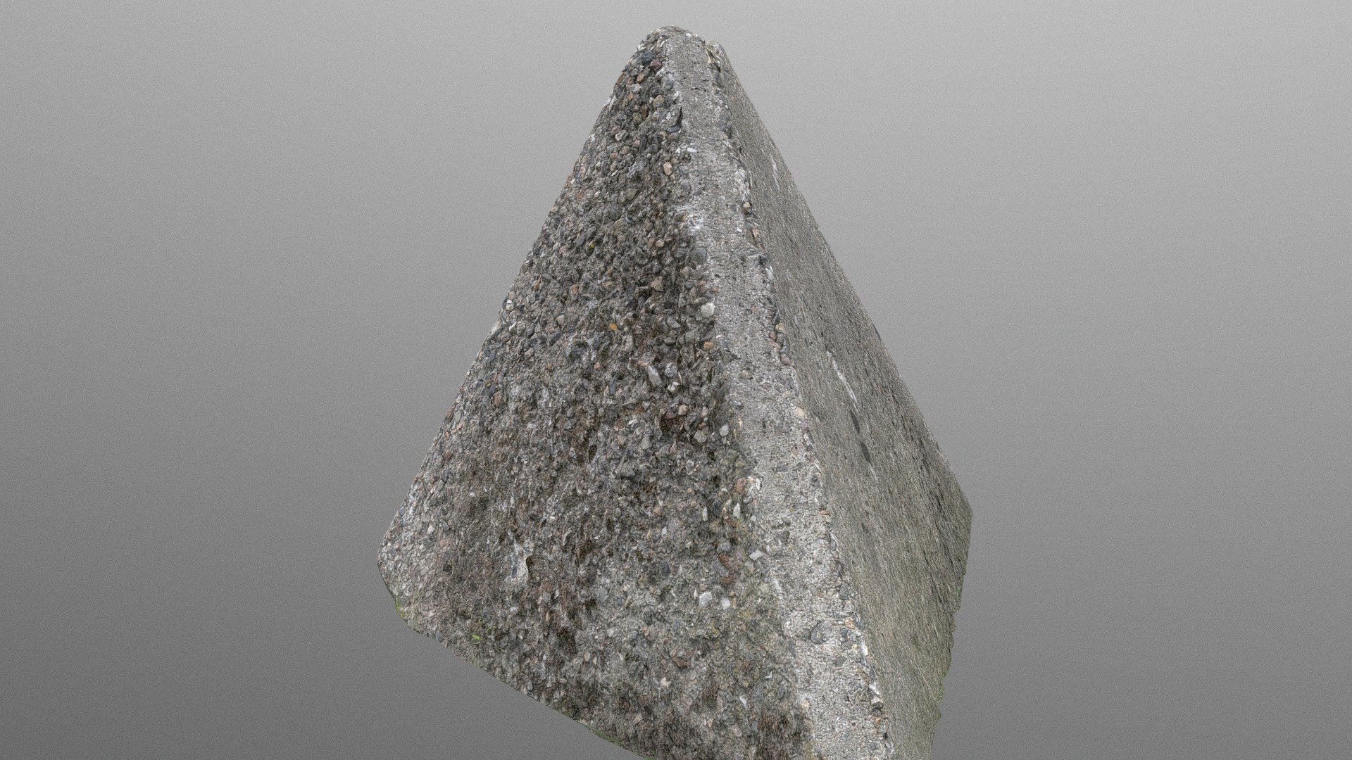 Concrete triangular block - Download Free 3D model by matousekfoto