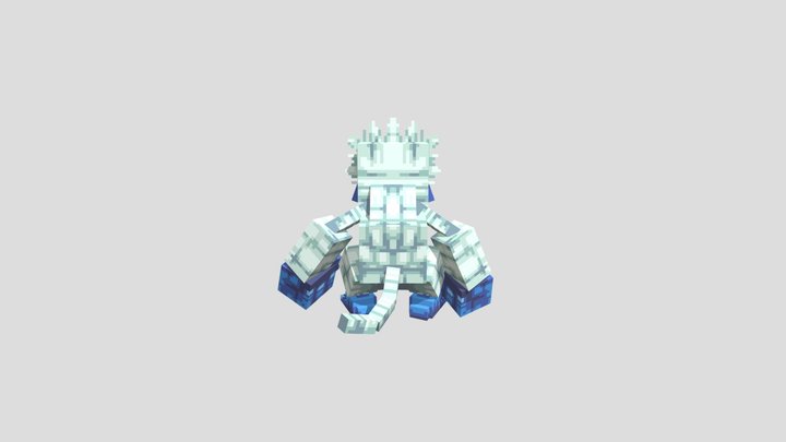 Voxel Alien Monster 3D Model