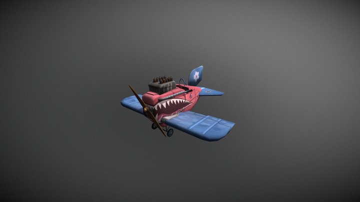Junkers D.I. Airplane 3D Model