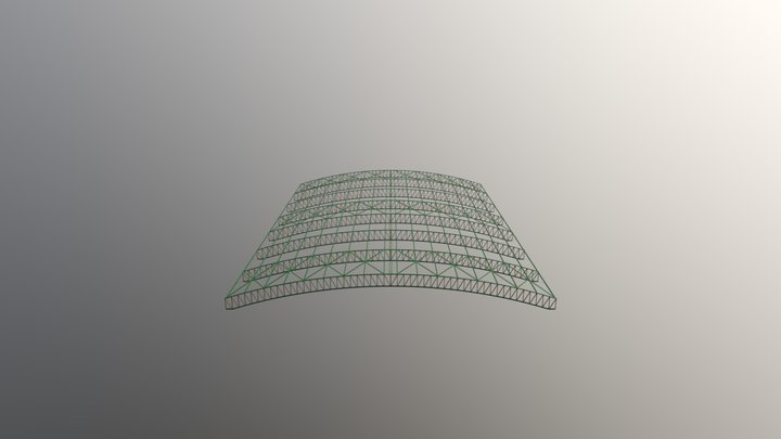 Cobertura Arqueada 3D Model
