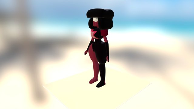 Garnet Walking 3D Model