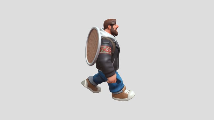 hero character 3d model 3D Model