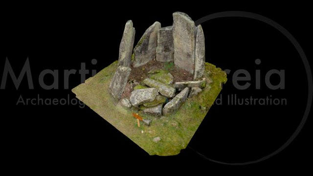 Dolmen I Carapito (Aguiar da Beira, Portugal) 3D Model