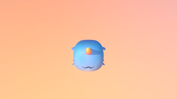unicorn whale 3D Model