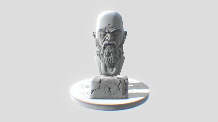 STL file Odin - God Of War Ragnarok FanArt 👦・3D printable model