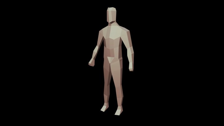 Standard Low Poly Character 3D Model