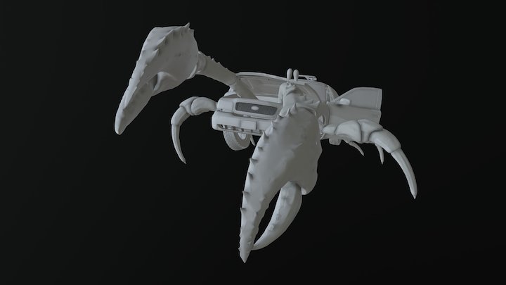 Taxi Crab - untextured (work in progress) 3D Model