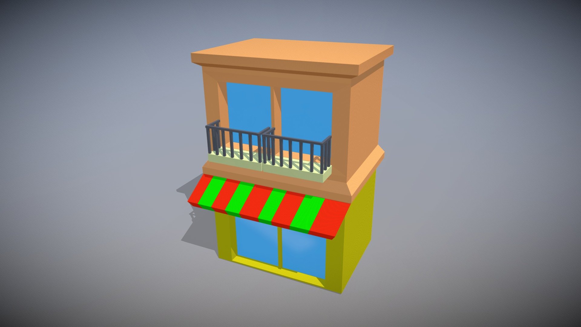 Low-poly Building 1.0