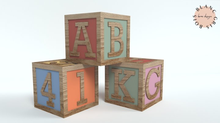 TOYS CUBES KIDS 3D Model