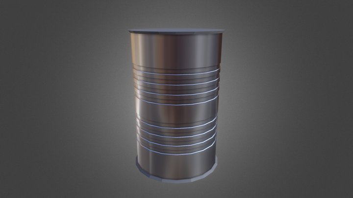 Soup Can 3D Model
