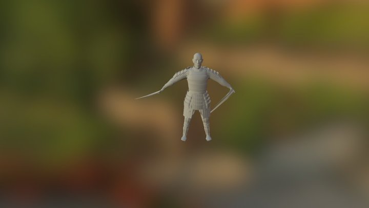 Cgaracter Rigged 2 3D Model
