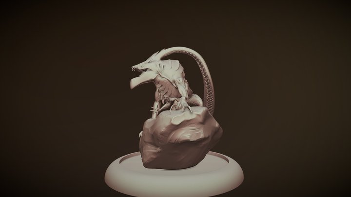 Shrike alien STL 3D Model