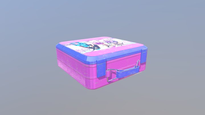 TP4-Texture : Barbie Lunchbox 3D Model