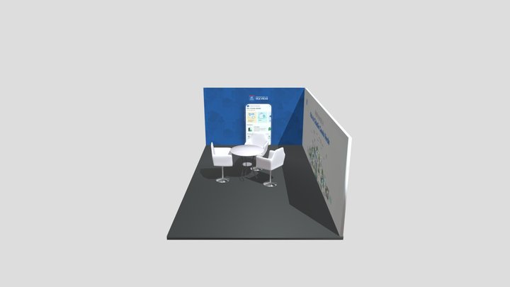 Stand CienciaES 3D Model