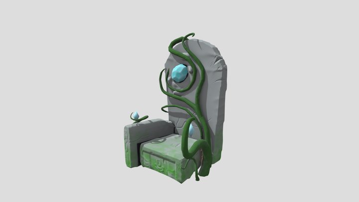 Trône 3D Model