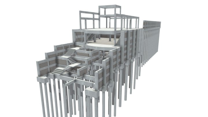 Estrutural Portal Lamis 3D Model