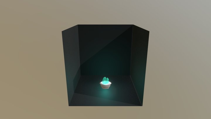 Phos lamp (on) 3D Model
