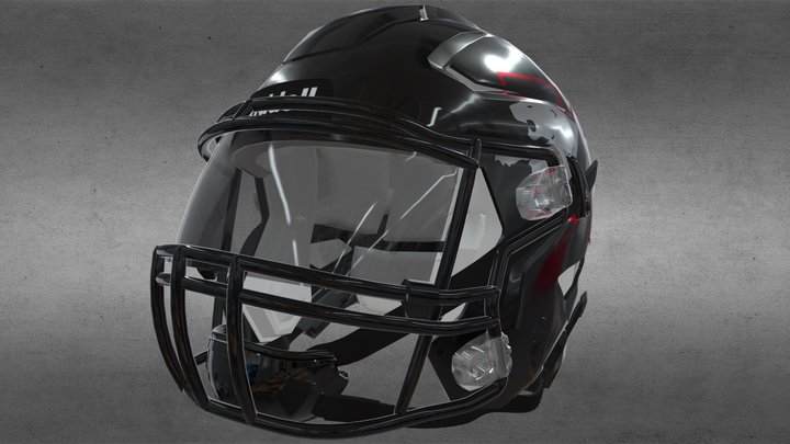 Westmoore (OK) Jaguars Helmet - 2018 3D Model