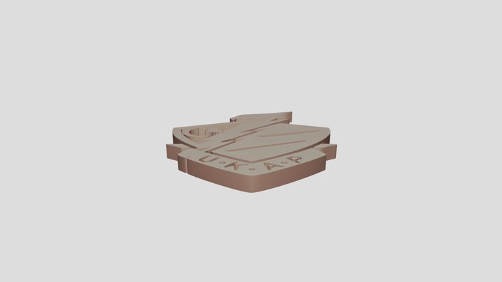 Unit Khas Anti-Pengganas 3d logo 3D Model