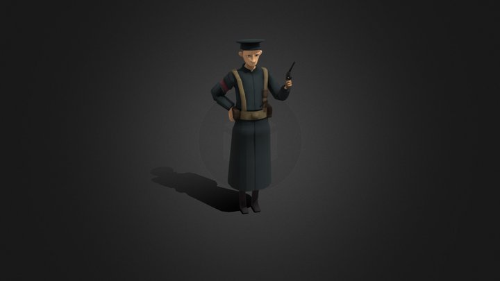 War Captain 3D Model