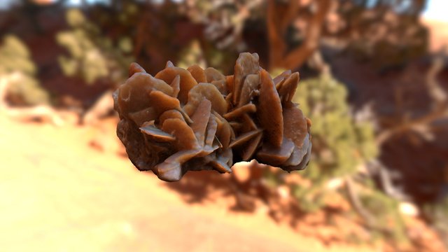 Rosa del deserto. Desert Rose 3D Model