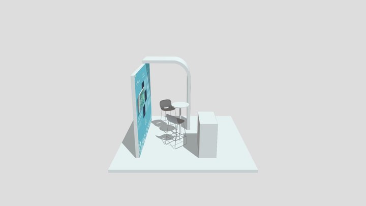 DECERTO stand mockup 3D Model