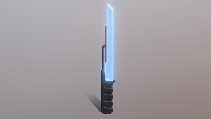 Scifi Knife (gameready) model 3D Model