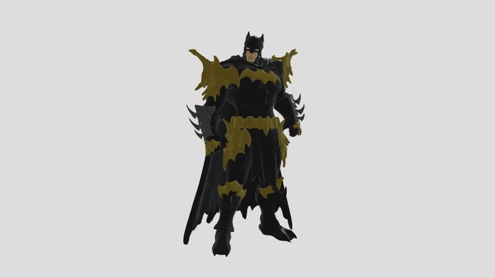 Apocalyptic Batman 3D Model