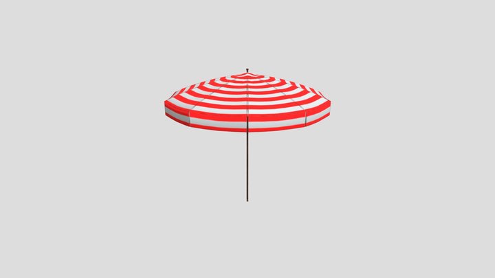 table umbrella 3D Model