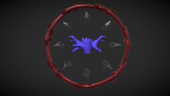 HandsAllTheWay 3D Model