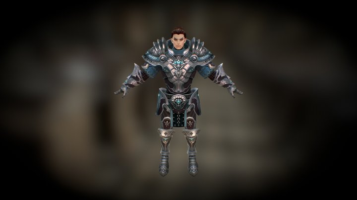 Echo of Soul - Warrior 3D Model