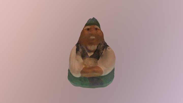 Uzbek figure 3D Model