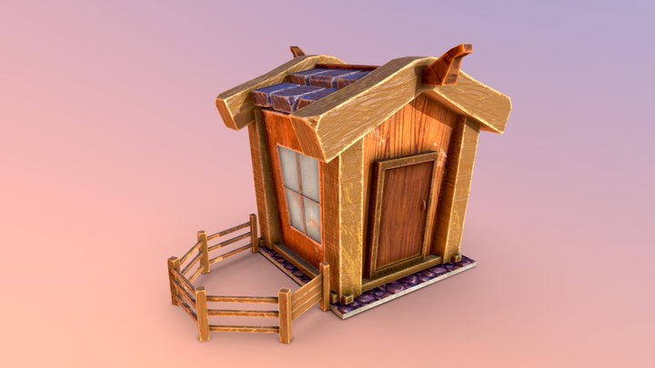 Medieval viking house 3D Model