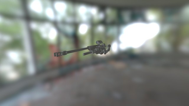 Ana Sniper Rifle 3D Model
