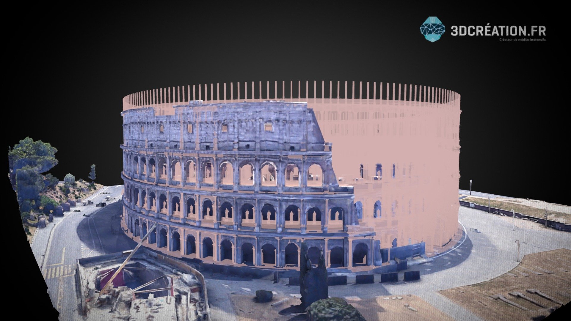 Rome Colosseum built - 3D model by 3dcreation_lyon [1a7326a] - Sketchfab