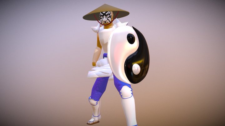 Captain Yin-Yang 3D Model