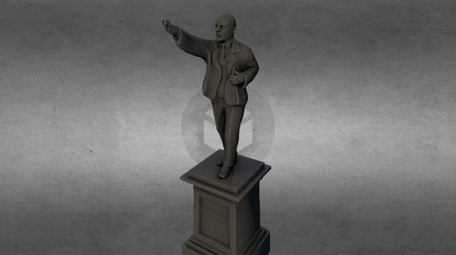 Lenin Monument 3D Model