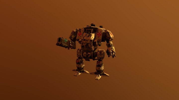 Primaris Redemptor Dreadnought 3D Model