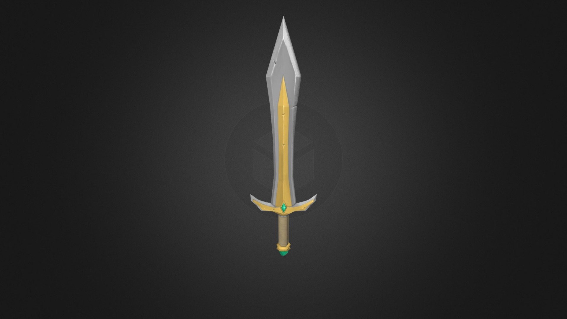 Hand Painted Sword - 3D model by kaskoda [1a74108] - Sketchfab