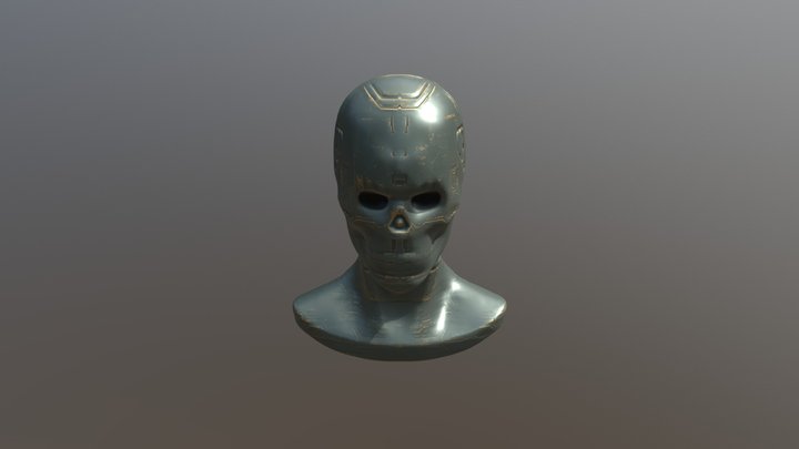 Sci Fi Head 3D Model