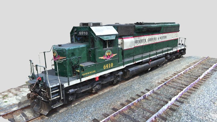 ACWR Train Engine 3D Model