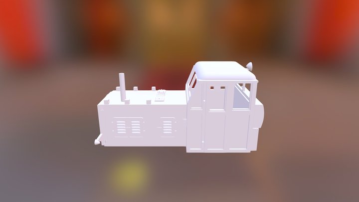 Tosa (Nomura) Works Diesel HOn30 engine 3D Model