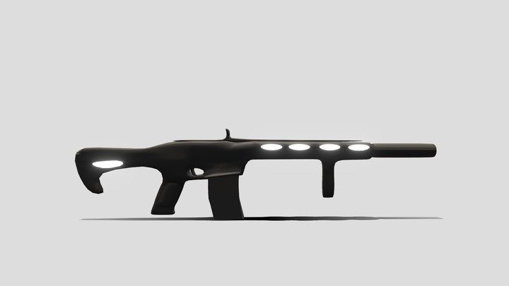 Valorant Style Rifle 3D Model